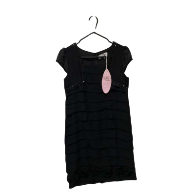  Womens  S.Raffine Size M Sleeveless Dress  Black  