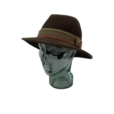 Traditional Australian Felt Hat Brown
