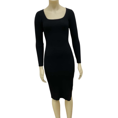 Yours truly Womens  Size 8 Bodycon Dress Black  