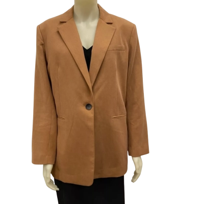 Witchery Womens  Size 12 Blazer Brown 