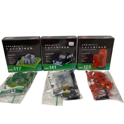 Set of 3 Nano Blocks - UK