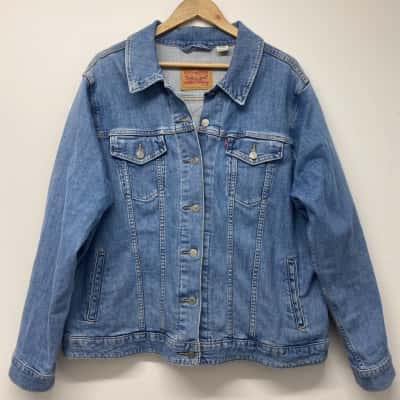 Levi Strauss & Co. Unisex  Size XXXL Denim Jacket Blue 