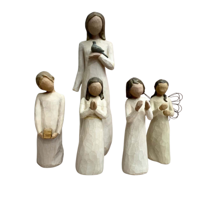 5 Willow Tree figures by Susan Lordi