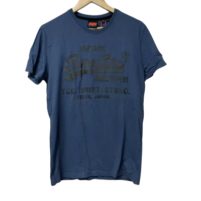 BNWT Superdry Mens Size M T-shirt Blue 