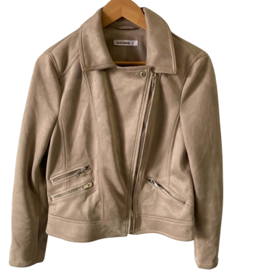 Just Jeans Womens Size 10 Winter Jacket Beige 