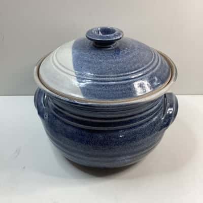 Blue Handmade Casserole Dish