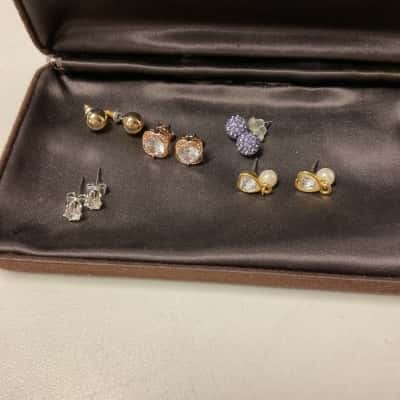 Assorted  Womens stud Earrings Multicoloured 