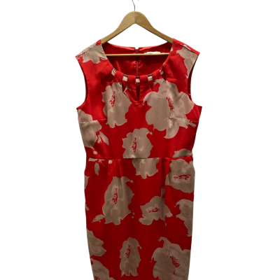 Events Womens Size 16 Red Floral Dress