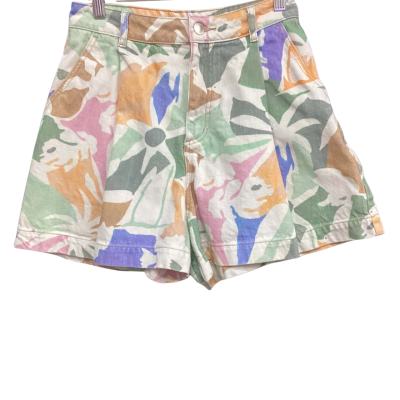 Gorman  Size 8 Shorts Blue / Multicoloured / Natural / Orange 