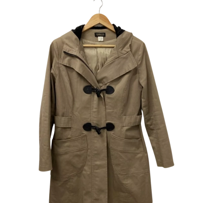 Veducci Womens  Size 12 Winter Coat with Hood Brown 
