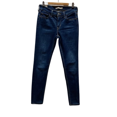 Levi's Womens 710 Super Skinny Blue Jeans Size 28  