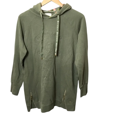 Ted Baker Womens  Size 6 Hoodie Green Khaki 