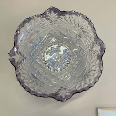 Crystal Sunburst Bowl 