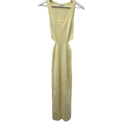 Kookai Womens  Size 0 Maxi Dress Yellow 