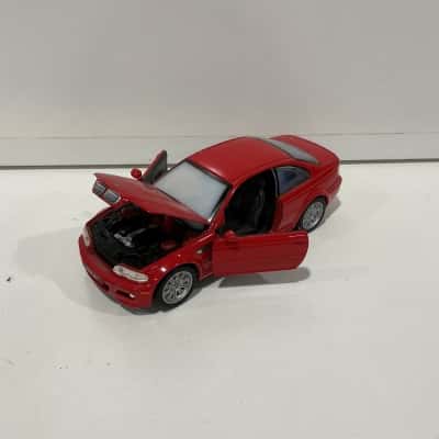 2000 BMW red M3 coupe car model 
