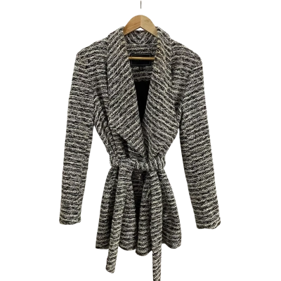 Forever New Womens  Size 10 Cotton Blend Tweed Cardigan