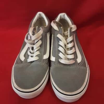Vans Kids Grey size 3 suede style finish brand new