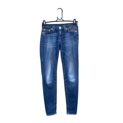 Womens True Religion Size 26 Jeggings Blue 
