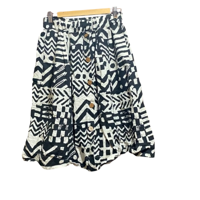 Gorman Womens  Size 10 Midi Skirt Black  / White 