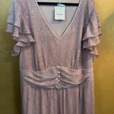 Bloom Chic pink dress, glittery 