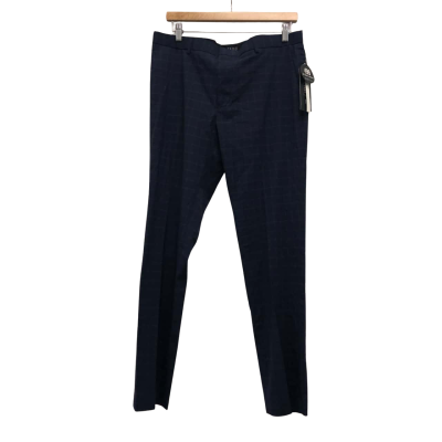 Kenji Mens  Size 36 Dress Pants Navy Blue / Striped BNWT