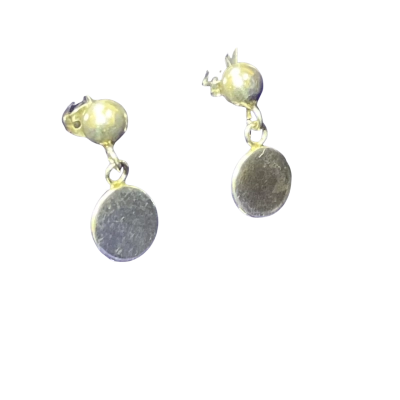 Womens Drop Earrings Sterling Silver 925