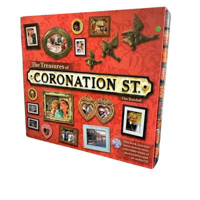 The Treasures of Coronation St., Tim Randall, Hardcover in Slipcase
