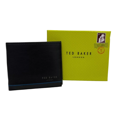 Ted Baker Mens Leather Wallet Black BNWT