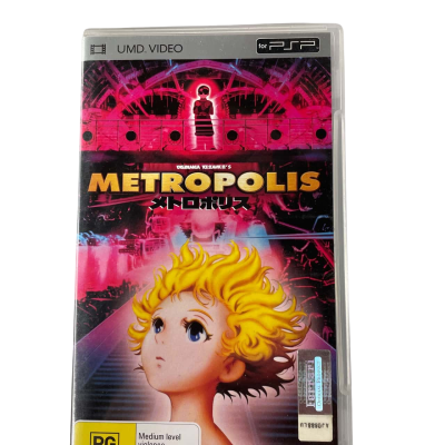 Metropolis Anime Movie UMD video for PSP.