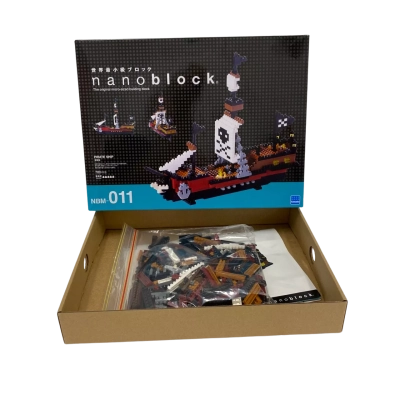 Nano Block 780 Piece Jigsaw - Pirate Ship 