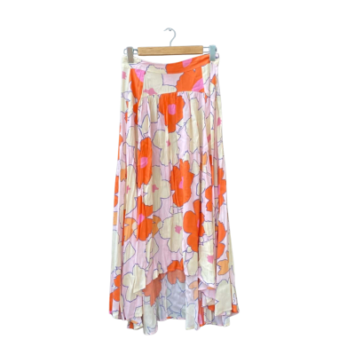 Mister Zimi Size 10 Maxi Skirt Floral/Multicoloured/Pattern 