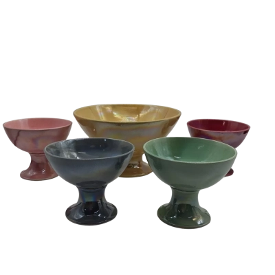 Salad bowl with 4 sides 