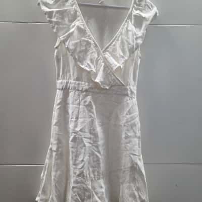 Tigerlily Womens  Size 8 Mini Dress White 