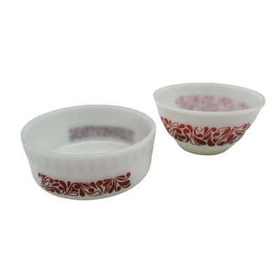 2x Vintage Pyrex ‘Paisley’ Dishes