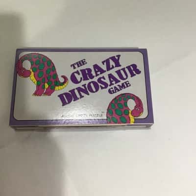 Vintage Crazy Dinosaur Puzzle Game, circa 1980’s