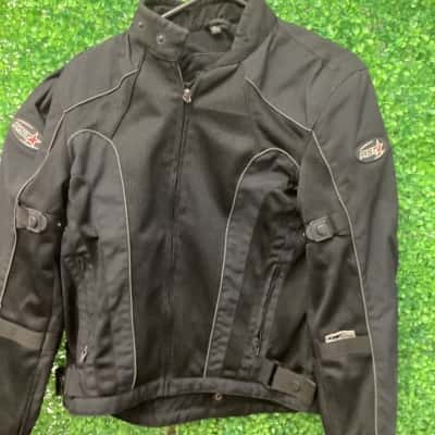  RST Womens  Size M Biker Jacket Black  