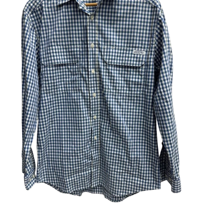 RM Williams Mens  Size S Checked Shirt / Long Sleeve Shirt Blue / Checked / Green / White 