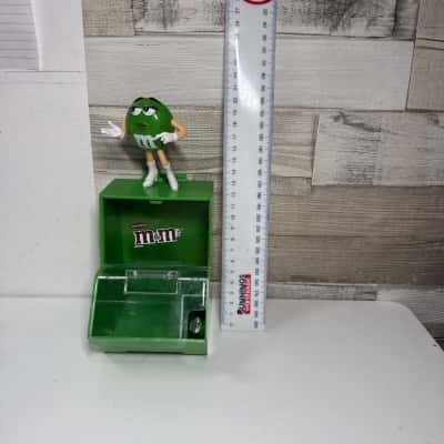 Green M&M Candy dispenser 