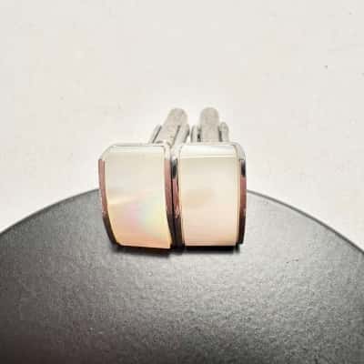 Mens Mother of Pearl Cufflinks 