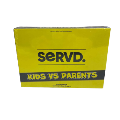 SERVD Kids vs Parent Card Game