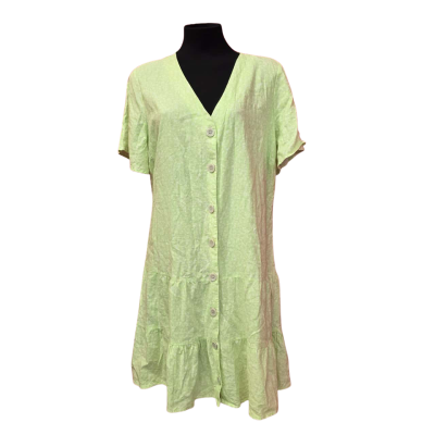 ***Womens Light Green Cottage Print Spring/Summer Dress