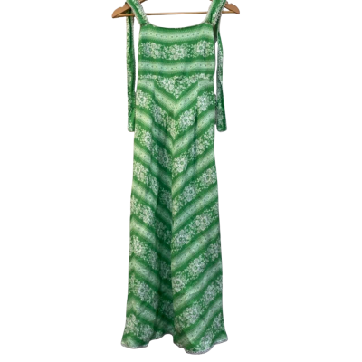 alice McCall Womens  Size 8 Sleeveless Dress  Floral / Green / White 