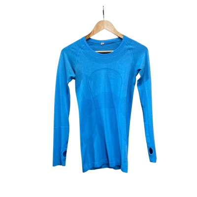 Lululemon Womens  Size S Long Sleeve Top Blue 