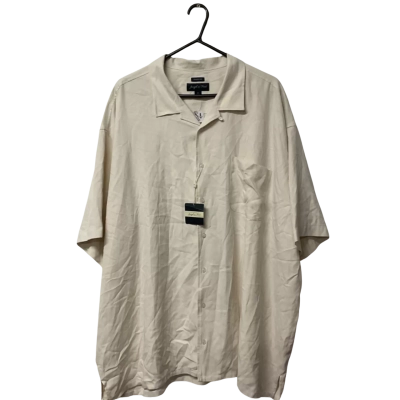 Mens Joseph and Feiss Size XXXL Cream Short Sleeve Shirt