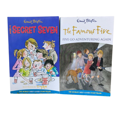 The Secret Seven & The Famous Five-Five Go Adventuring Again Books By Enid Blyton