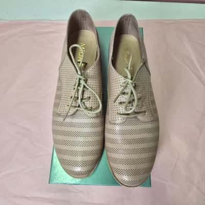 Midas Womens  Size 39 Flats DK Nude 