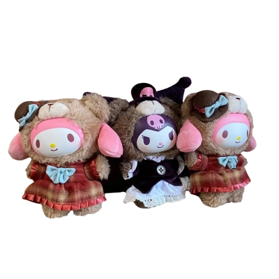 Top Toy X Sanrio Afternoon Tea Plush Keychains Bundle (3cp) 