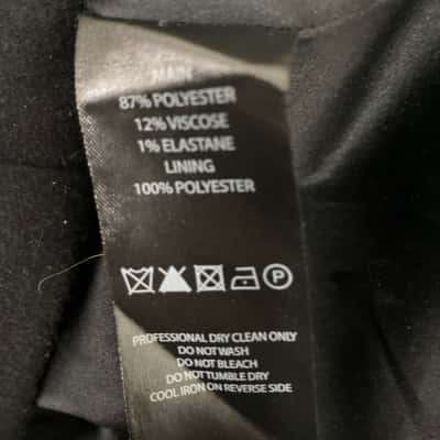 Forever New Womens  Size 10 Parka Black  