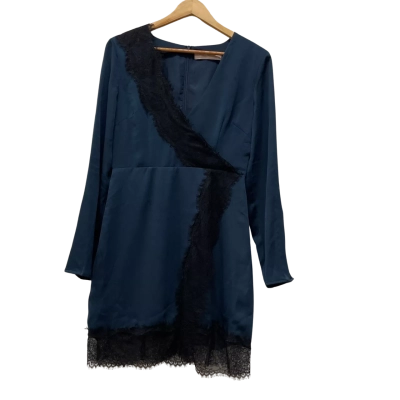 Keepsake the Label Womens  Size M Cocktail Dress / Party Dress Black  / Navy Blue 