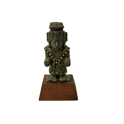 VINTAGE Original ARTE-MEX Aztec/Mayan Deity Statue – Made in Cuernavaca Mexico Souvenir